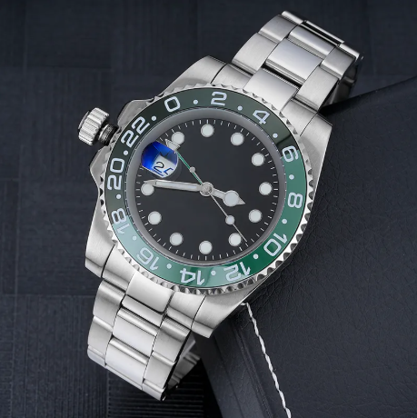 ZDR-Ceramic Bezel Mens watches 41MM Automatic 2813 Movement Watch Luminous Sapphire Waterproof Sports Self