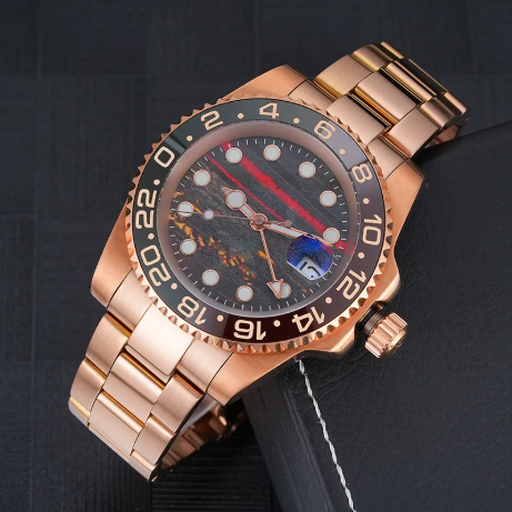 ZDR-Ceramic Bezel Mens watches 41MM Automatic 2813 Movement Watch Luminous Sapphire Waterproof Sports Self