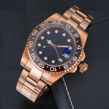 ZDR-Ceramic Bezel Mens watches 41MM Automatic 2813 Movement Watch Luminous Sapphire Waterproof Sports Self