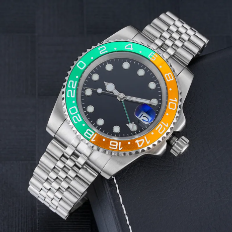 ZDR-Ceramic Bezel Mens watches 41MM Automatic 2813 Movement Watch Luminous Sapphire Waterproof Sports Self