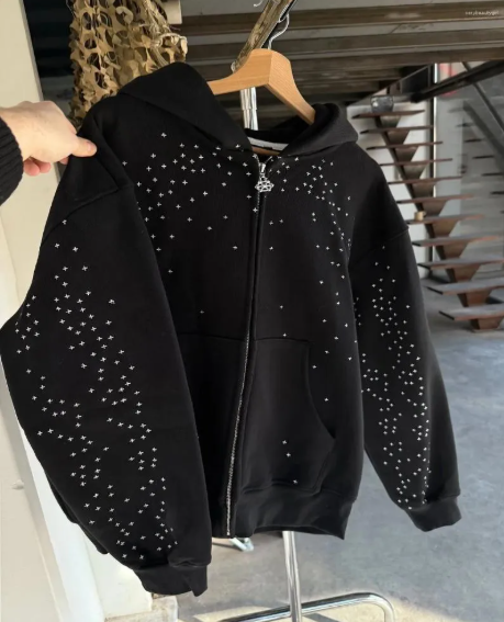 Luxury Rhinestone Hoodie