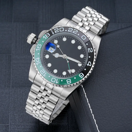 ZDR-Ceramic Bezel Mens watches 41MM Automatic 2813 Movement Watch Luminous Sapphire Waterproof Sports Self